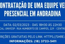 Photo of Curso gratuito ‘Faça a contratação de uma equipe vencedora’ será aplicado em Andradina 