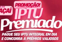 Photo of IPTU Premiado da Prefeitura de Guaraçaí sorteará de liquidificador a geladeira duplex