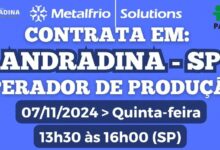 Photo of Oportunidade de emprego: Metalfrio realizará seleção nesta quinta-feira